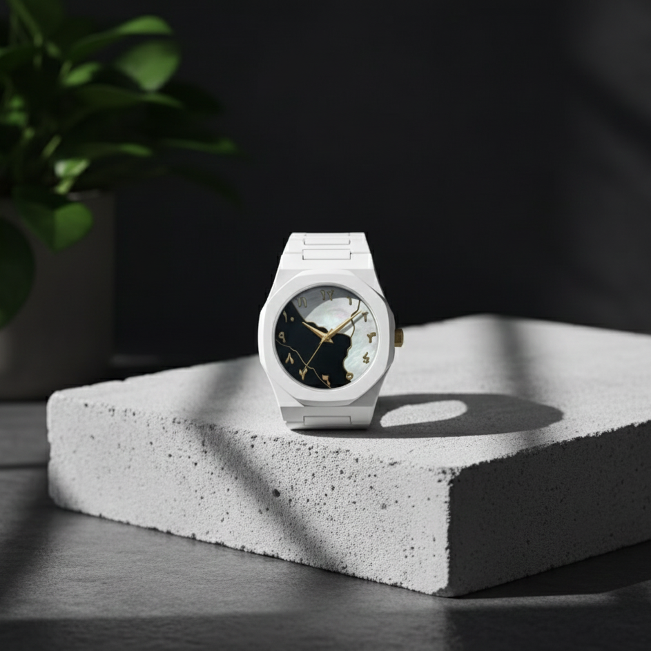 White Aura Watch – Elegant Daily Wear
