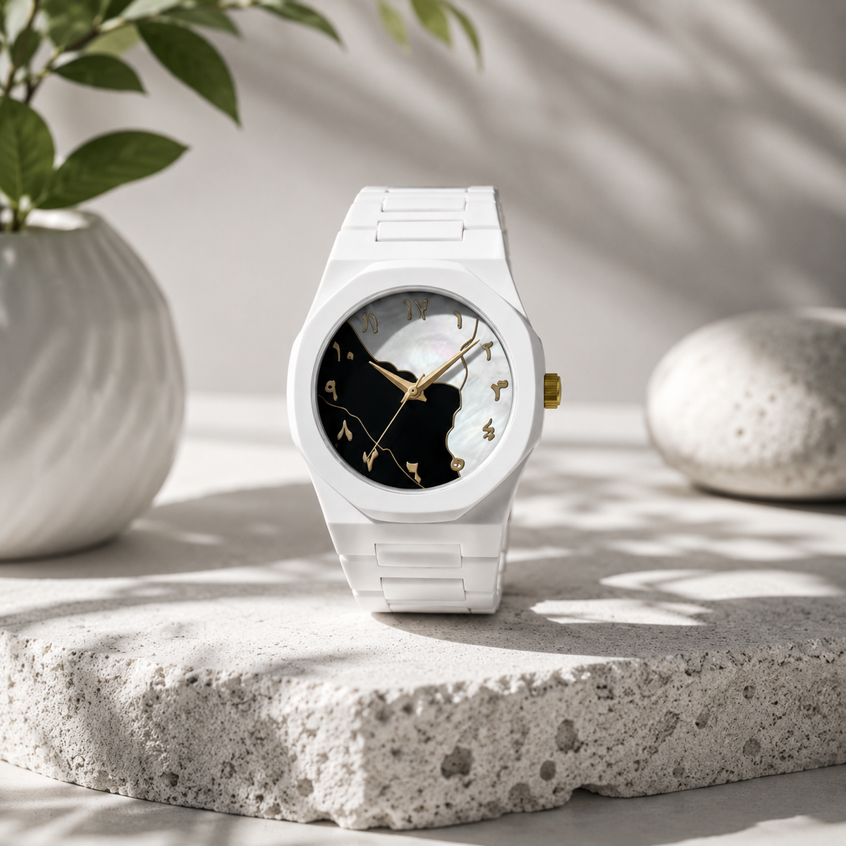 White Aura Watch – Elegant Daily Wear