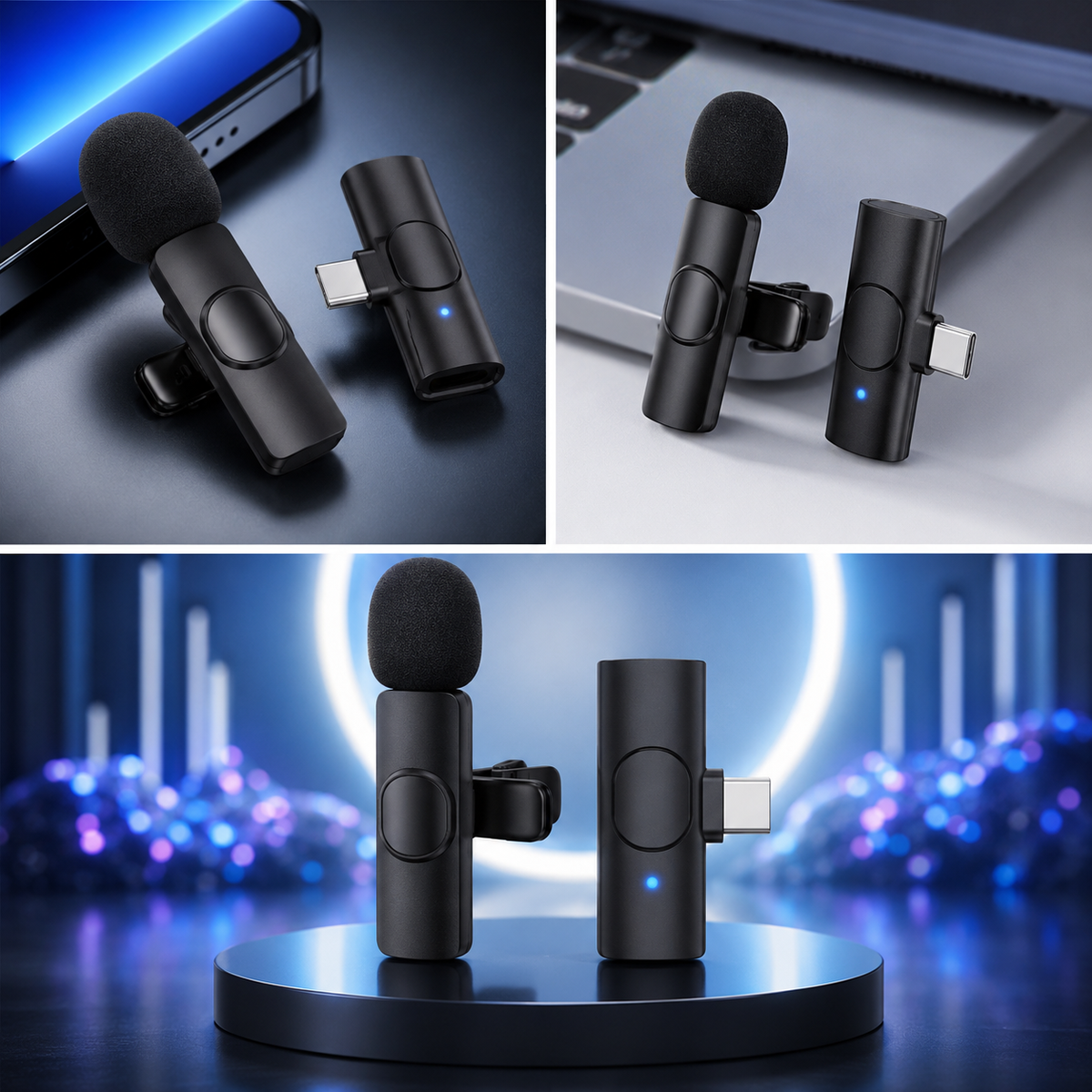 K8 Wireless Type-C Collar Mic